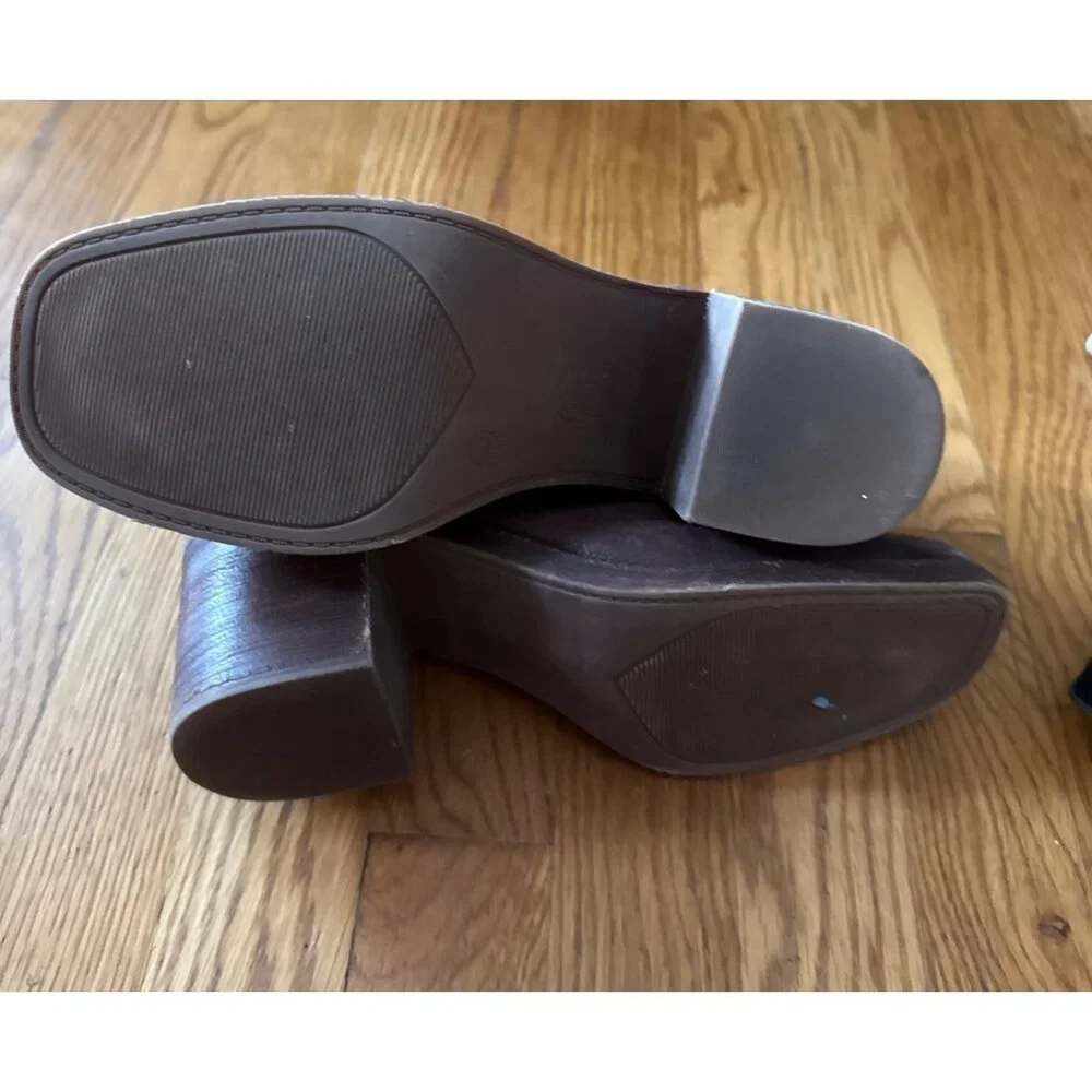 Crown Vintage Womens Ankle Boots Side Zip Brown Leather Size 9 Hashel - Picture 9 of 11